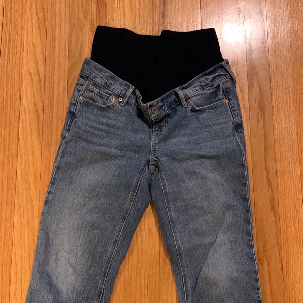 Gap 26/2R cheeky straight maternity jeans